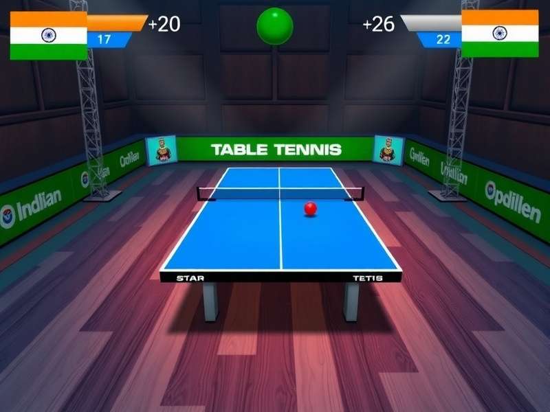 Table Tennis Star tournament mode interface